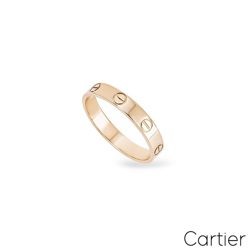 Cartier rose gold plain - cartier,