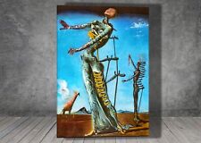 Salvador Dali The Burning Giraffe CANVAS  PAINTING ART PRINT POSTER 1573