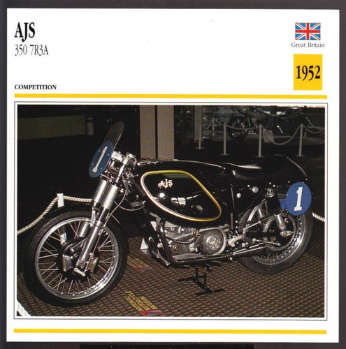 1952 ajs 350cc 7r3a boy - 1952,