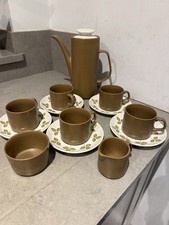 Vintage J&G Meakin Maidstone Tulip Time 15 piece coffee set