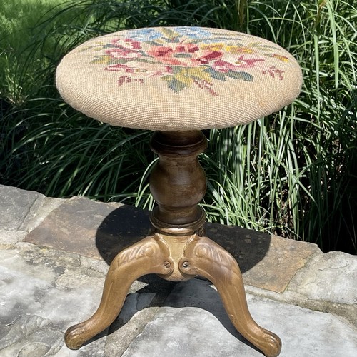 Antique victorian needlepoint - victorian,