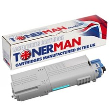 Toner for OKI ES5432 OKI ES5473 46490623 Cyan 6,000 pages UK Reman.