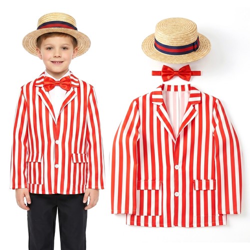 Boys red and white - and, striped