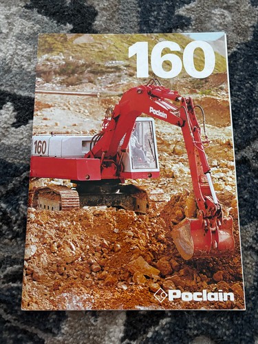 Poclain 160 excavator brochure - 160,