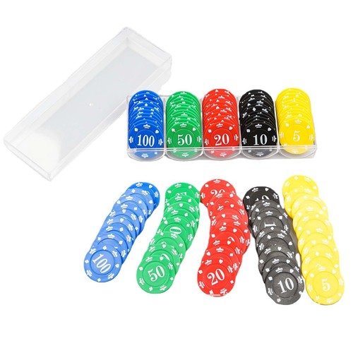 100pcs numbered chips - 100pcs,