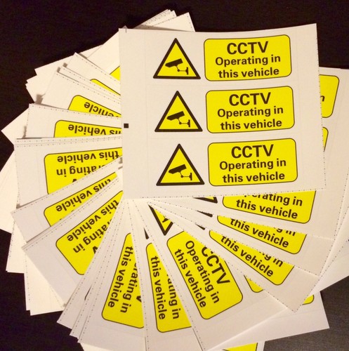 Cctv operating this vehicle - operating,