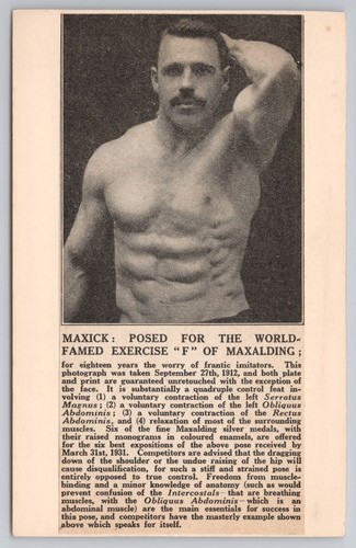 Maxick maxalding exercise - exercise, f