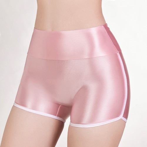 Women high waist - shiny, satin
