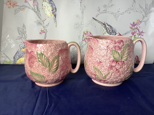 Hydrangea antique jugs - hydrangea, x2