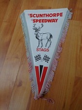 VINTAGE SCUNTHORPE STAGS SPEEDWAY PENNANT