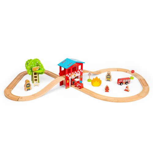 Bigjigs rail wooden fire - rail,