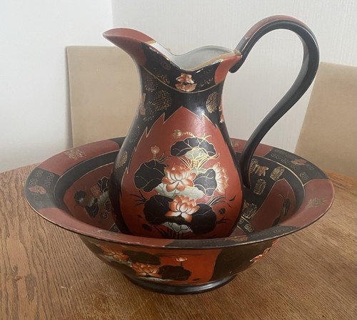 Antique japanese red and - red,