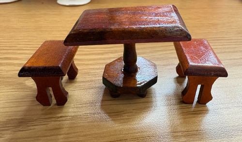 Doll house furniture vintage - doll,