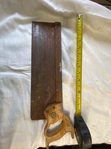 Henry disston rennin hand - rennin, saw