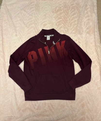 Burgundy quarter zip victoria - zip,