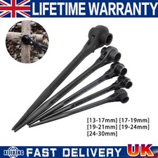 13mm-30mm Ratchet Podger Spanner Wrench Steel Erecting Double Socket-UK.