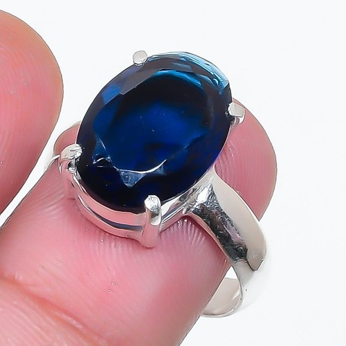 Blue tanzanite handmade - blue,