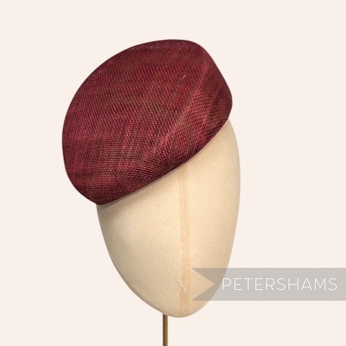 Betty sloped pillbox sinamay - pillbox,