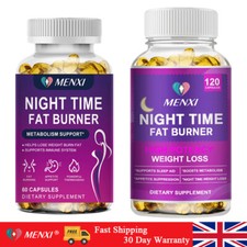 MX Night Time Slimming Capsules Burning Fat Weight Loss Management 60/120Pills