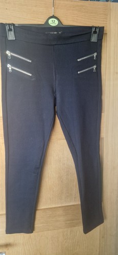 Zara basic black zip detail - zara,
