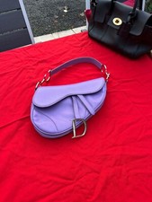 Vintage Christian Dior Purple Saddle Bag – Circa 2008 – Rare Collectible