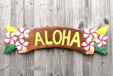 Tiki Bar Sign Aloha Decoration