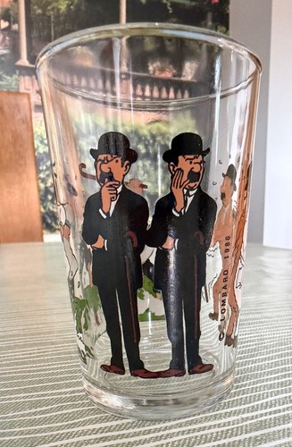 Tintin mustard glass lombard - tintin,