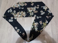 Brown Flowery Patterned Silky