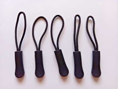 Black zip zipper extender - x5,