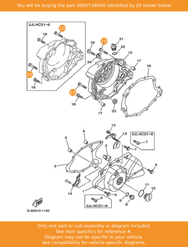 Yamaha screw pan head - yamaha,