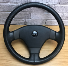Genuine Vauxhall Astra GTE MK2 black leather steering Wheel.  3B