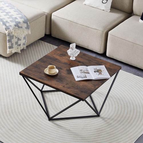Mayme industrial coffee table - coffee,