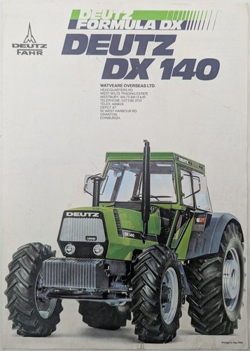 Original deutz fahr 140 4 - dx,