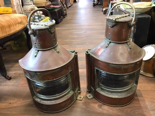 Pair wwii copper - pair, ships