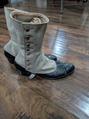 Antique ww1 women spats - antique,