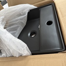 Matt Black Victorian Plumbing Bathroom Sink