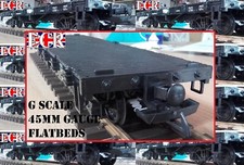 NEW G SCALE 45mm GAUGE FLATBED TO BUILD ON RAILWAY TRUCK GARDEN TRAIN FLAT BED