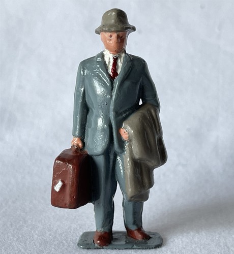 Vintage painted toy soldier - painted,