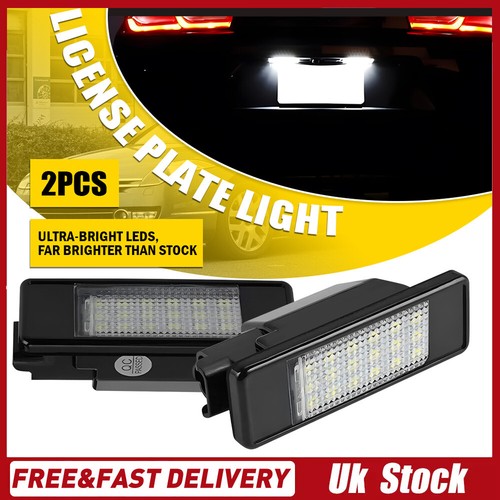 2pcs number plate - number, light