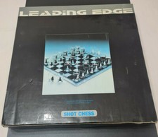 Shot Glass Chess Set Leading Edge Box Opened Contents New