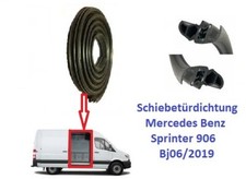 Sliding door gasket for Mercedes-Benz Sprinter 906 2006-2019 9066973698