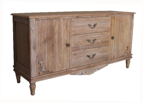 Weathered teak sideboard - weathered, |