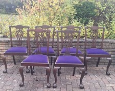 Set of 6 Antique Chippendale