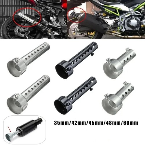 Long motorcycle exhaust can - exhaust,