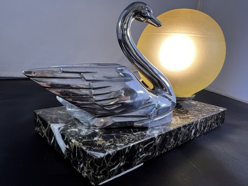Vintage french chrome swan - chrome,