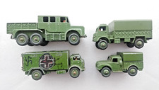 Vintage Dinky Joblot 4x Various Military Vehicles UNBOXED