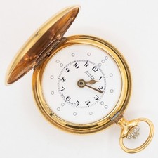 Buren Grand Prix Braille Dial Gold Filled Antique Pocket Watch, Keeps Time