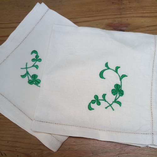 Vintage irish linen - irish, napkins