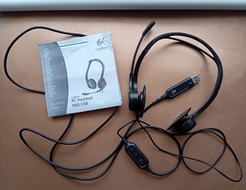 Logitech headset 960 usb - headset,