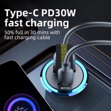 Mini USB Car Charger 30W Super